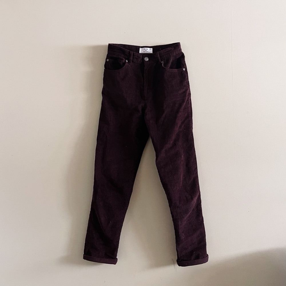 Corduroy mom jeans
